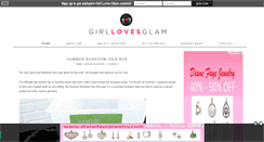 Desktop Screenshot of girllovesglam.com